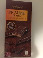 Praliné intense, chocolat noir