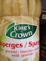 Asperges blanches pelées