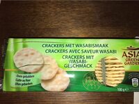 Crackers avec saveur wasabi