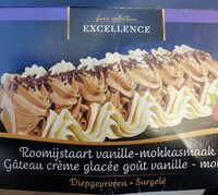 Roomijstaart vanille-mokkasmaak