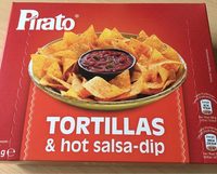 Toritillas & hot salsa-dip