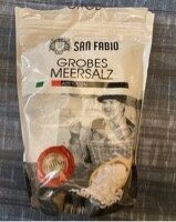 Grobes Meersalz