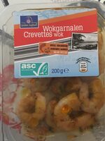 Crevettes wok