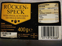 Rückenspeck