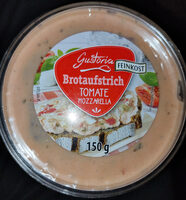 Brotaufstrich - Tomate & Mozarella