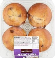 Baker's Selection 4 Choc Chunk Muffins