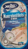 Makrelenfilets in Wasser