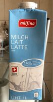Lait 1,5% de matière grasse