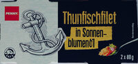 Thunfischfilets geschnitten in Sonnenblumenöl
