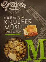 Premium knusper Musli Honig & Nuss