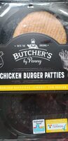 Chicken burger patties