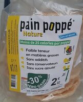 Pain poppé nature