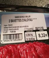2 bavettes d' Aloyau