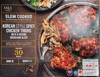 Korean style spicy chicken thighs