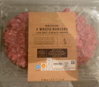 British 2 wagyu burgers