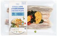 Chilli, Lime and Coriander Sea Bass Fillet
