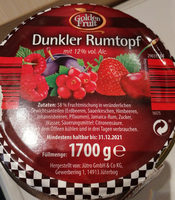 Dunkler Rumtopf
