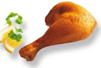 Hähnchenschenkel mit Rückenstück