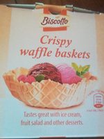 Knusprige Waffelschalen