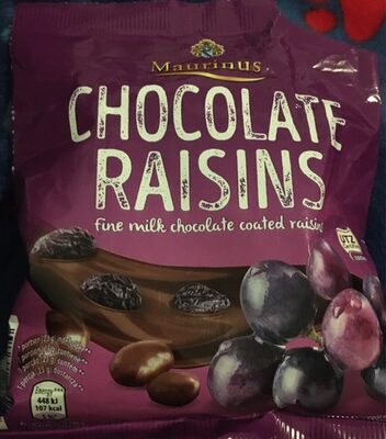 Chocolate raisins