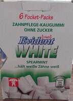 Zahnpflege-Kaugummi Evident White