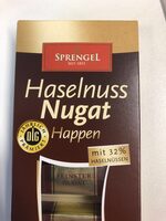 Haselnuss-Nugat Happen