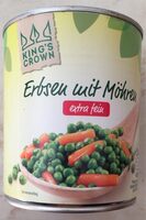 Erbsen mit Möhren in Dose
