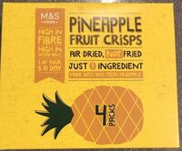 Pineapple fruit crips