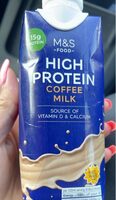 High protein coffee milk