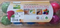 Bunte gekochte Eier