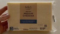 Medium cheddar cheese