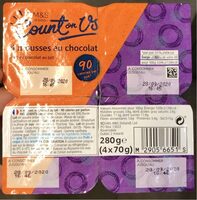 4 mousses au chocolat