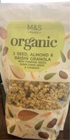 Organic 3 seeds Almond and Raisin Granola