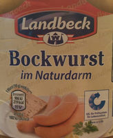 Bockwurst im Naturdarm