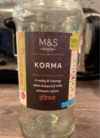 Korma curry Sauce