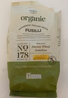 Organic fusilli