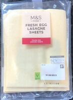 Fresh egglasagnesheets
