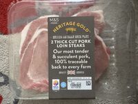 Thick Cut Pork Lion Steak