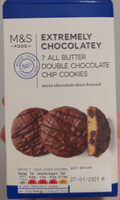 Chip cookies double chocolate