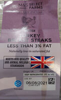 Turkey Breast Steaks