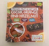 Pressed fruit & nut bar