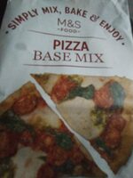 Pizza base mix