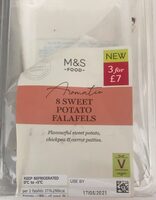 Sweet potato falafels