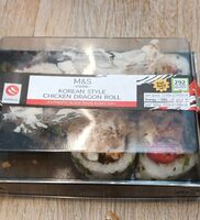 Korean Style Chicken Dragon Roll