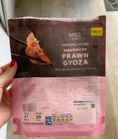 Handmade prawn gyoza