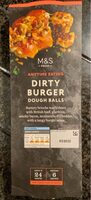 Dirty burger dough balls