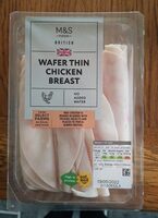 Wafer thin chicken breast