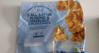 5 all butter almond & Hazelnut croissants