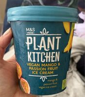 Plant kitchen mango ice cream