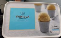 Vanilla soft scoop